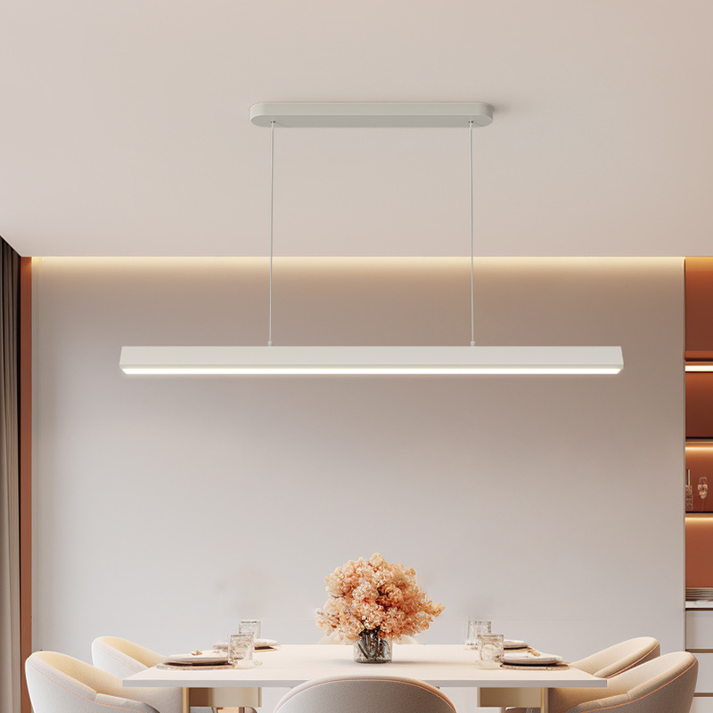 2025 nueva lámpara de restaurante moderna y simple bar lámpara de comedor de una larga barra nórdica lámpara doméstica minimalista