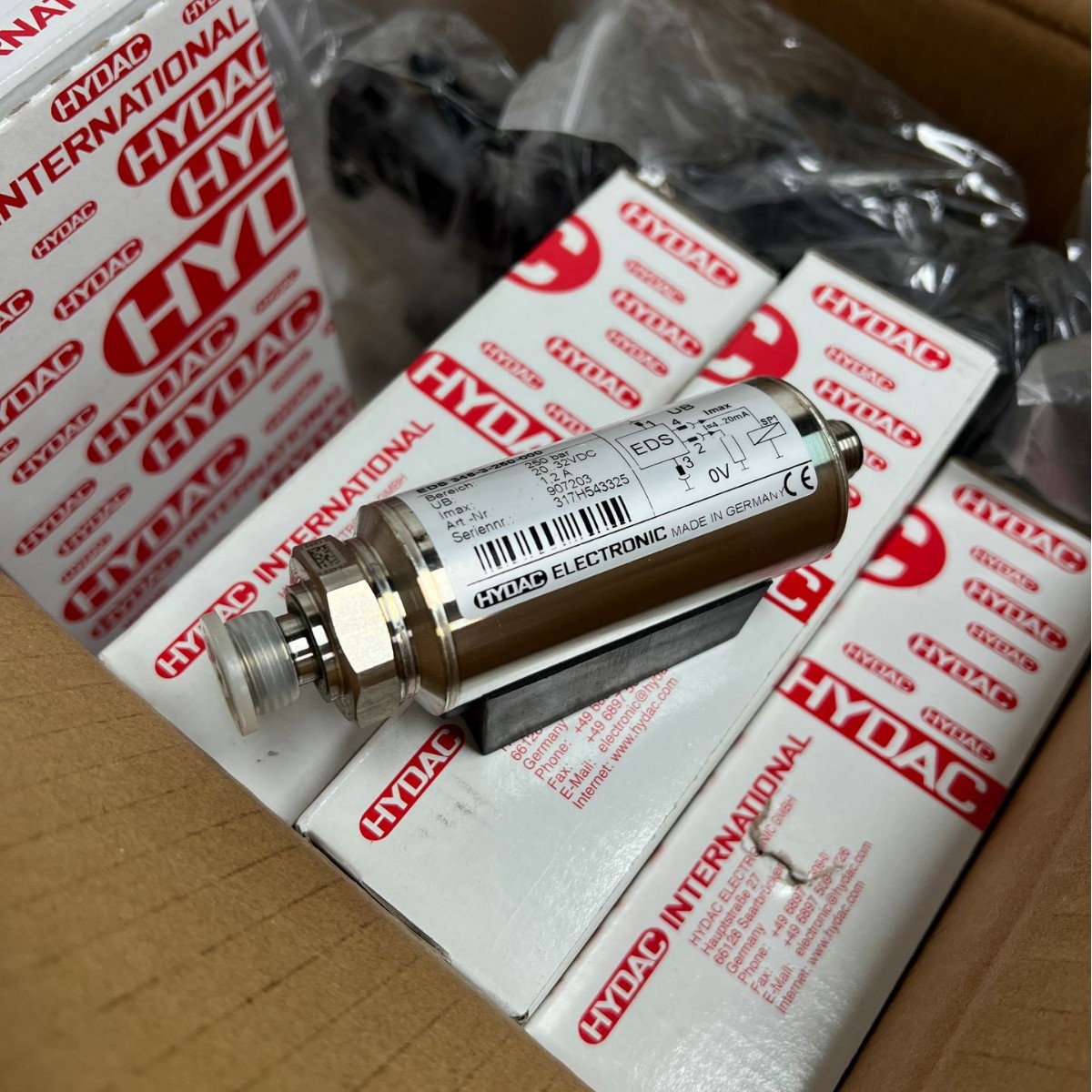 HYDAC贺德克压力传感器  EDS 3446-3-0250-000上海森层现货特价