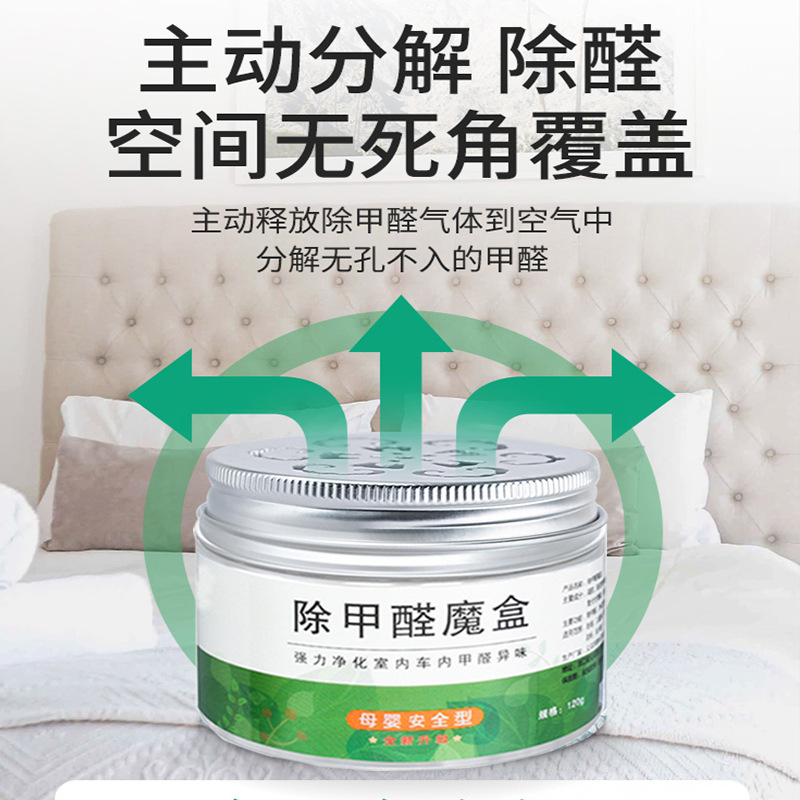 Formaldehyde Remover Magic Box Gadget for Moms and Babies, Urgent New Home Furnishing, Household Absorber, Foe of Formaldehyde, Purifier, Deodorizer