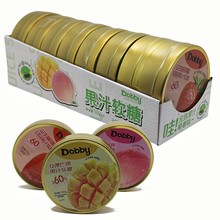 哆比果汁软糖131g铁盒装伴手礼结婚喜糖网红儿童零食批发