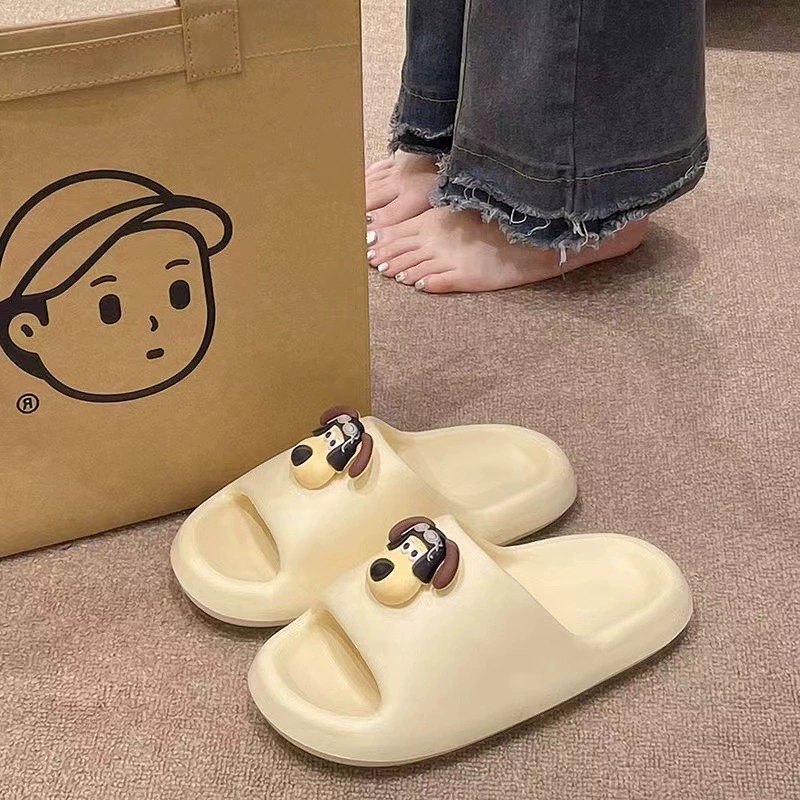Тапочки eva женские домашние летние какашки на ощупь пара домашняя ванная комната Нескользящие дезодоранты Тапочки мужская верхняя одежда