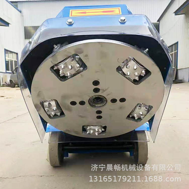 电动混凝土凿毛机 多种地面打磨抛光研磨机 手持式气动多头凿毛机