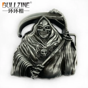 Металлический пояс BULLZINE, ретро пряжка для пояса для отдыха