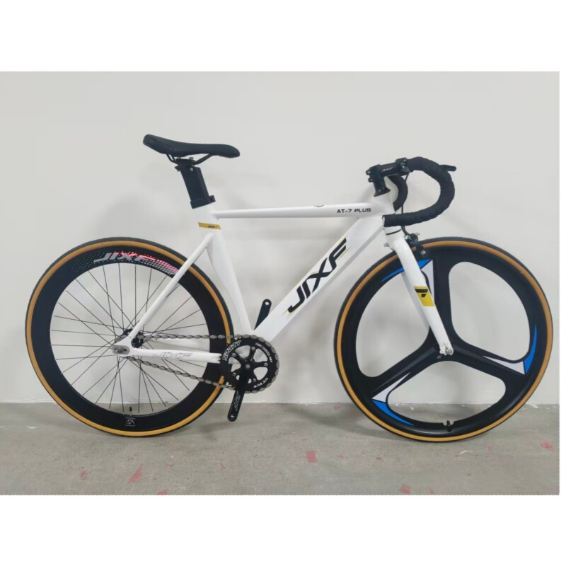 Adult Fixed-Gear Bicycle 700-28C Aluminum Alloy Fixed-Gear Bike Popular Online for Men and Women Road Racing Bike