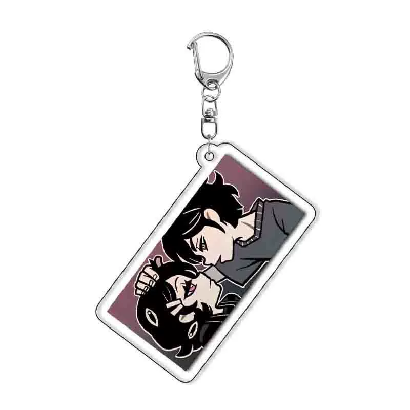 Acrylic double-sided keychain, cute pendant, (Physicals), DIY