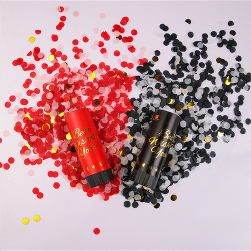 confetti fireworks party small salute wedding spring fireworks tube confetti hand twist 11cm spray tube