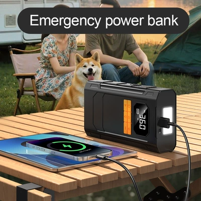 Large-Capacity Power Bank Convenient – Car on the line of fire