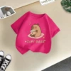 Rose red sitting bara short sleeves