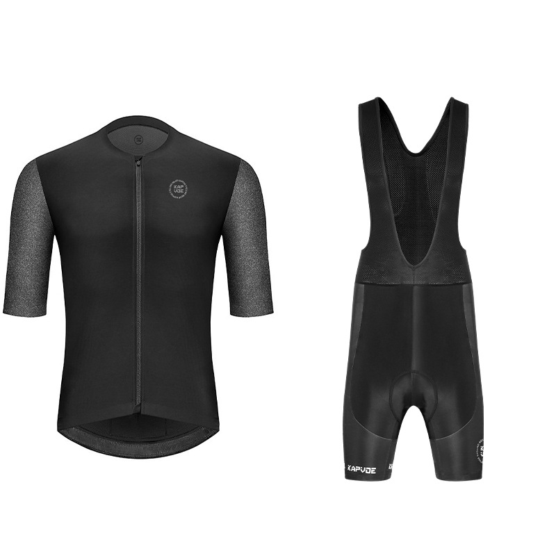 Ropa de ciclismo de manga media Monos exclusivos transfronterizos Traje de verano Bicicleta de carretera Bicicleta Transpirable Top de hombre