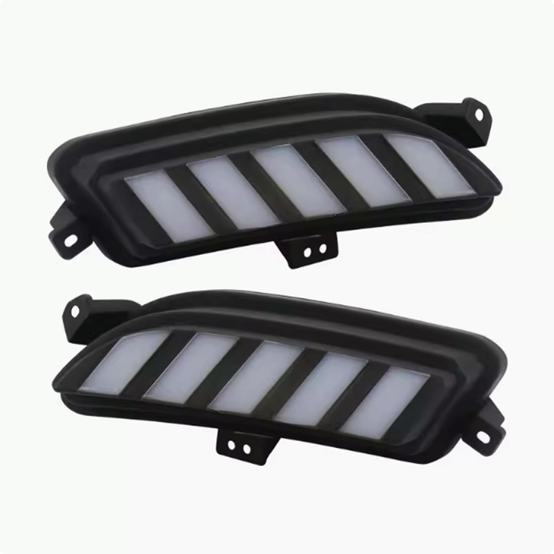 Aplicable a 14 - 16 tipos de luces diurnas V3 Mustang fluorescencia dirección luces diurnas renovación de luces de niebla LED