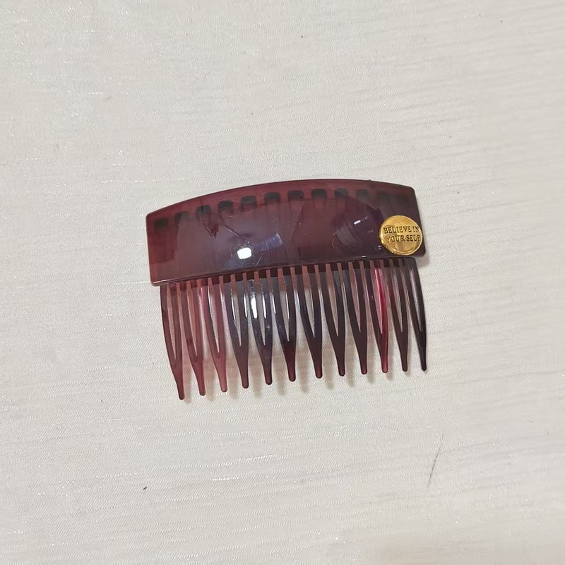 发夹侧边刘海夹发梳插梳发卡女碎发整理神器成人头饰醋酸磨砂夹子|undefined