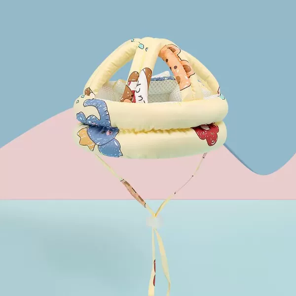 Foreign Trade Baby Anti-Collision Hat, Baby Head Protection, Toddler Anti-Fall Hat, Children's Anti-Fall Head Protection Hat, Safe, Breathable, Washable, Four-Pack