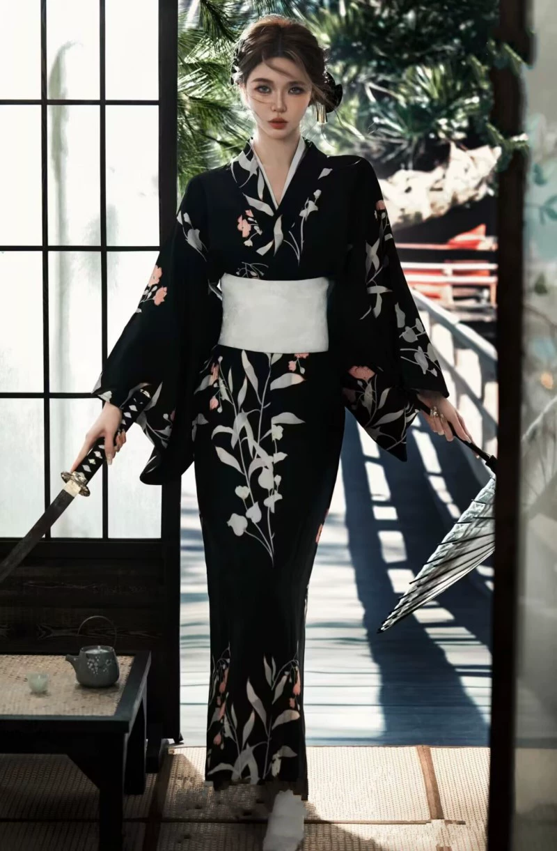 Japanese multicoloured bathrobe, dress