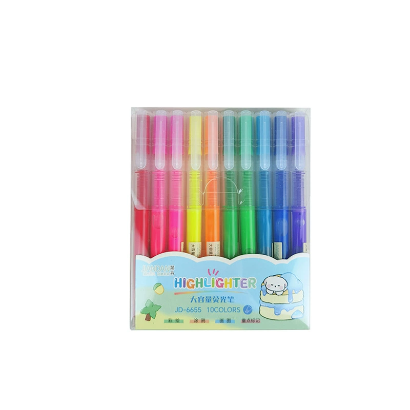 Capacious fluorescence high quality multicoloured coloured pencils for students