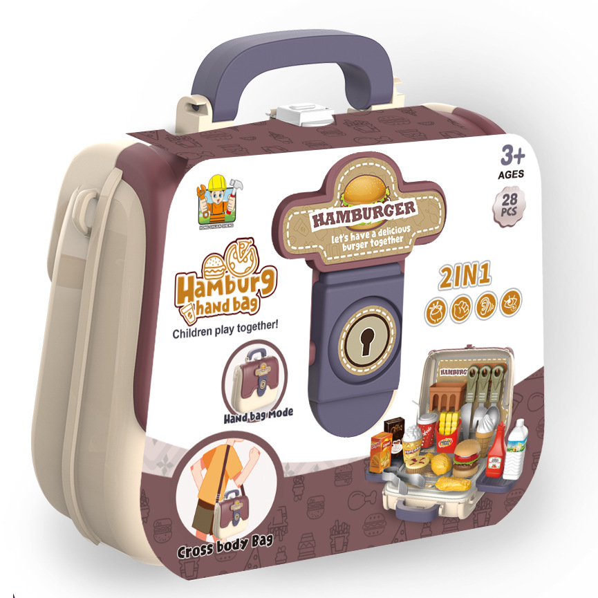 영어 햄버거 핸드백