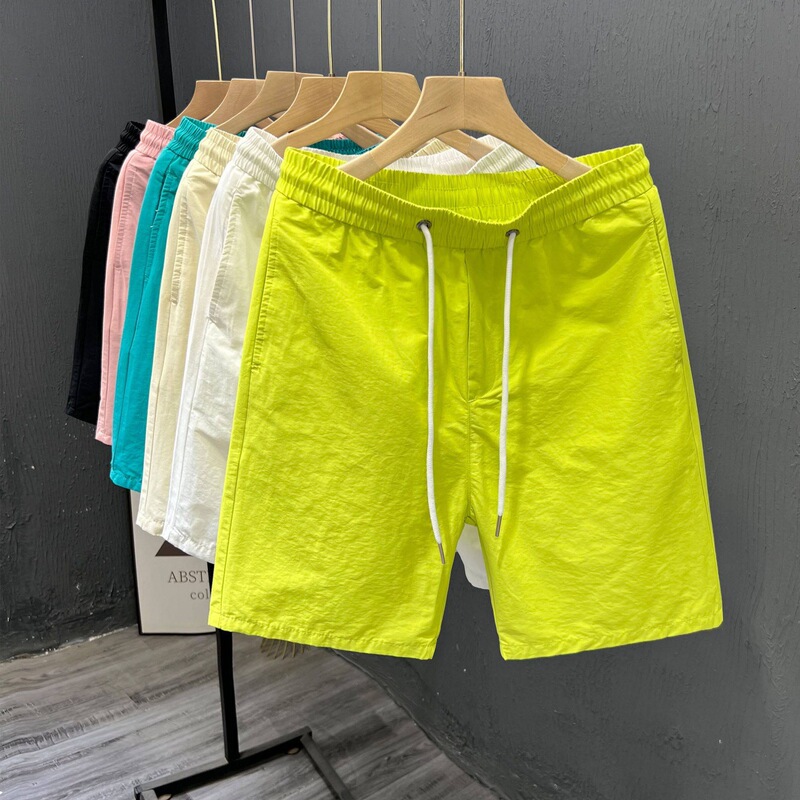 Lightweight Casual Shorts for Men, Summer Thin Loose Sports Shorts, Trendy Versatile Men's Multi-Color Outdoor Mid-Length Shorts