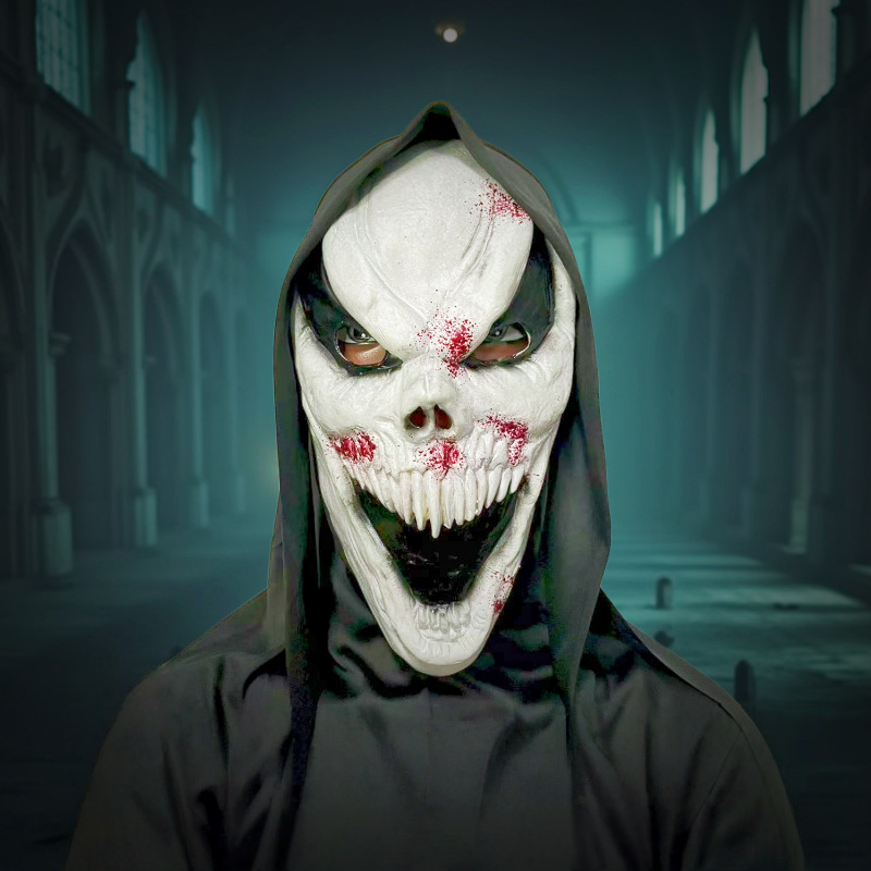 Grito máscara horror Ghost Face tocados Halloween muerte miedo alma-agitación mascarada accesorios del partido