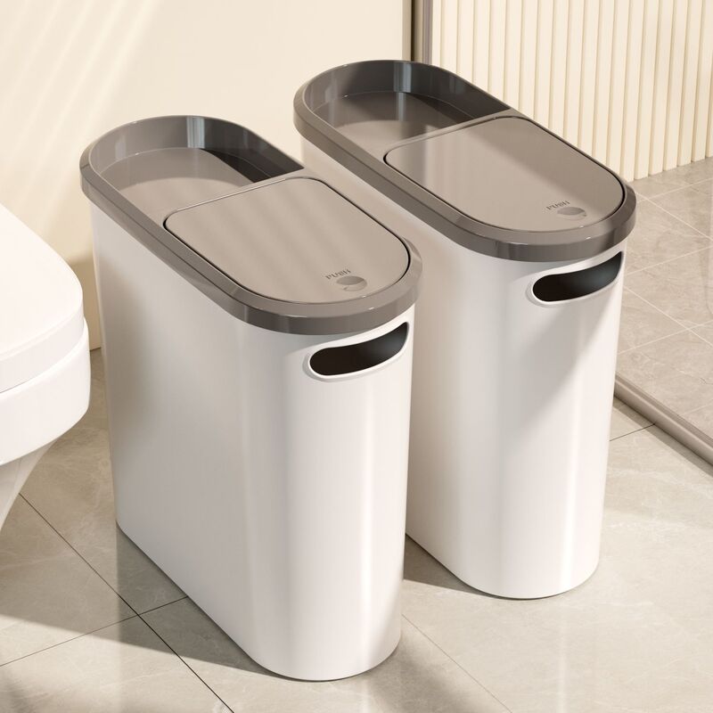 Toilet Gap Press Dumpster Household 2025 with Lid New Living Room Toilet Storage Large Capacity Waste Paper Basket