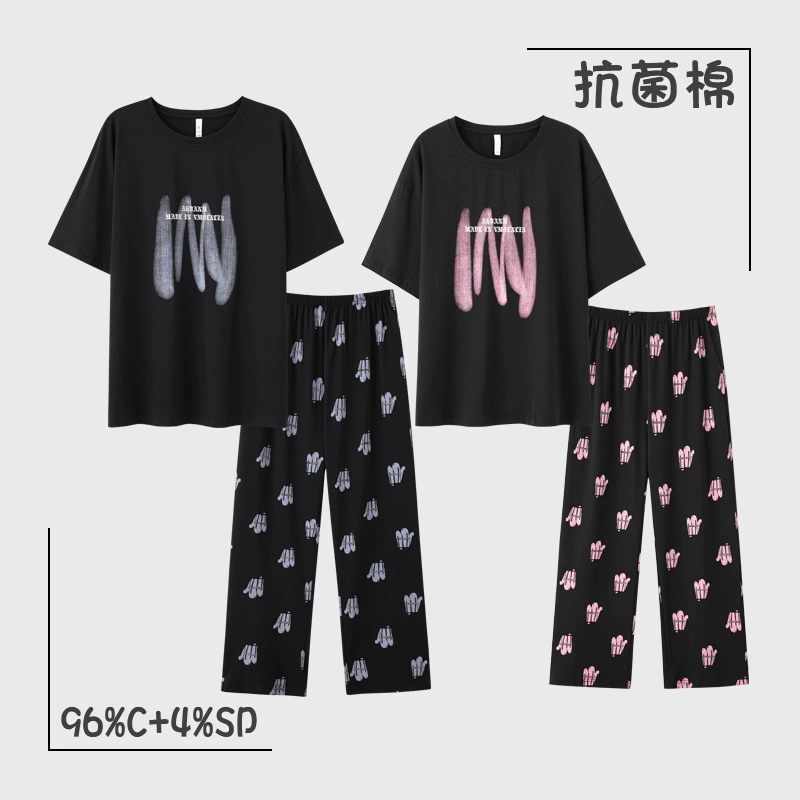 夏季 beloved  antibacterial cotton pijama with short sleeve Korean style