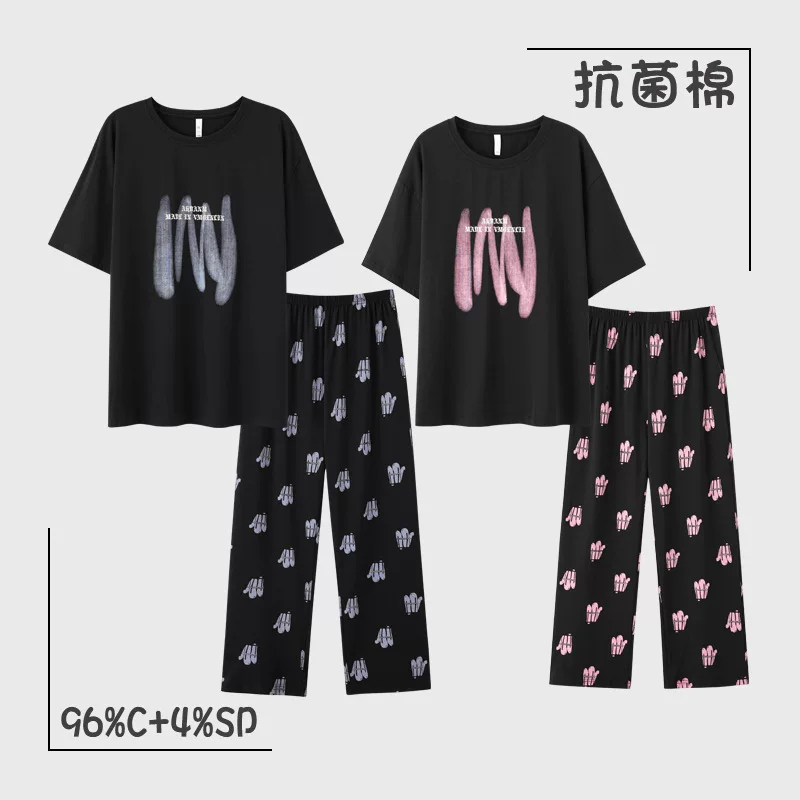 夏季 beloved  antibacterial cotton pijama with short sleeve Korean style