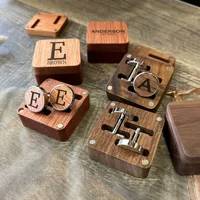 Etsy трансграничные запонки деревянные запонки упаковочная коробка для домашнего использования современный минималистский ювелирный подарок деревянная коробка