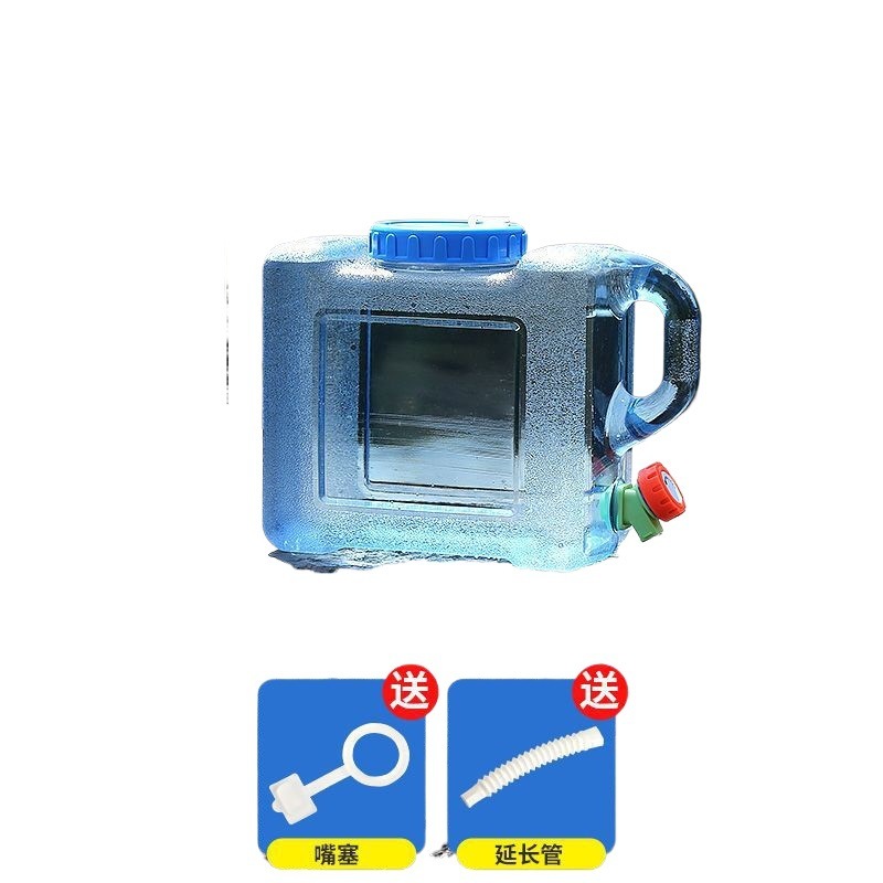 屋外バケツ車載自走式貯水タンク純ミネラルウォーター家庭用貯水プラスチックバケツ蓋付き蛇口付き|undefined