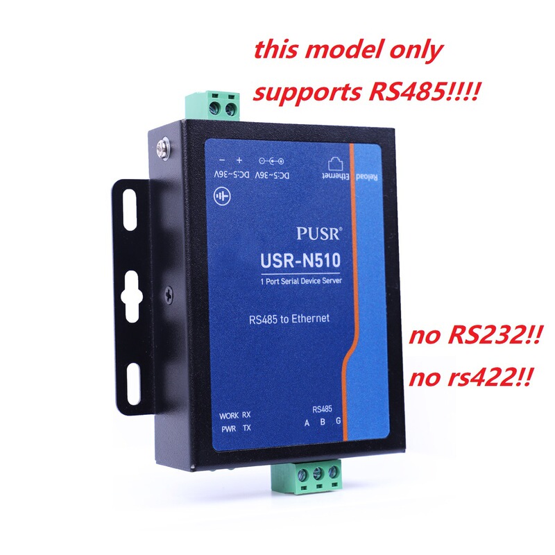 Usr-N510 Single Serial Port Server Rs485 Serial Server Usr-N510 Single Serial Port Server Rs485 Serial Server