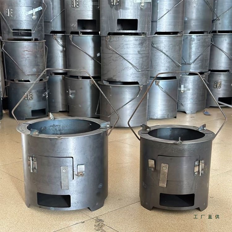 户外柴火炉木炭围炉烧烤取暖煮饭户外家用野炊多功能节能无烟劈柴