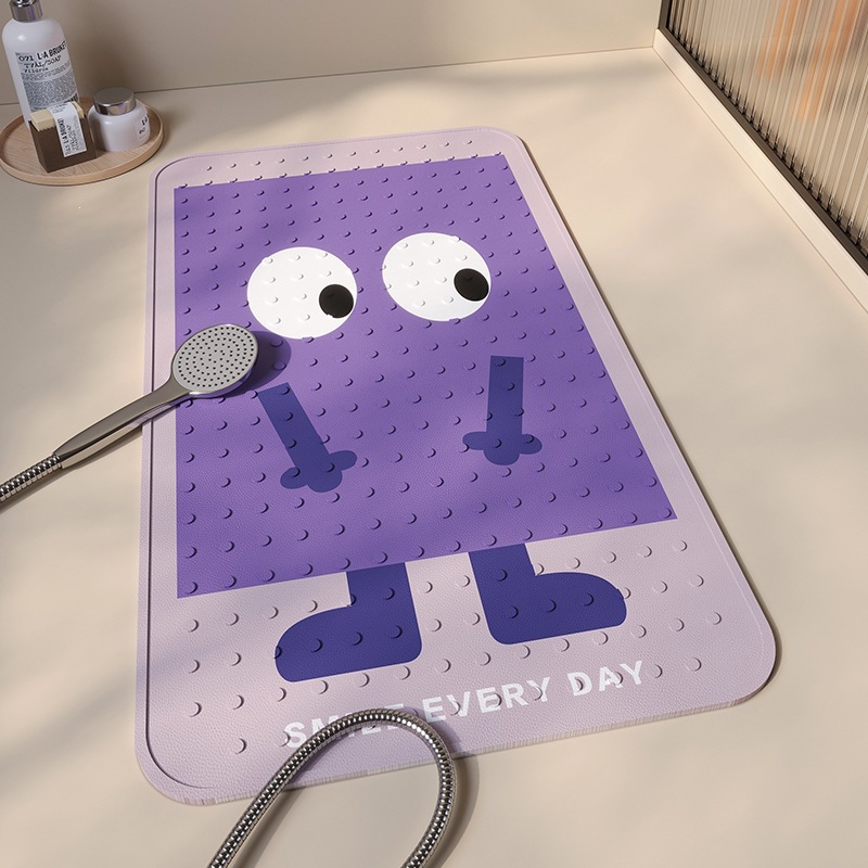 Non-slip Cartoon Bath Mat For Bathroom Rug With Rubber Backing_voghion.com