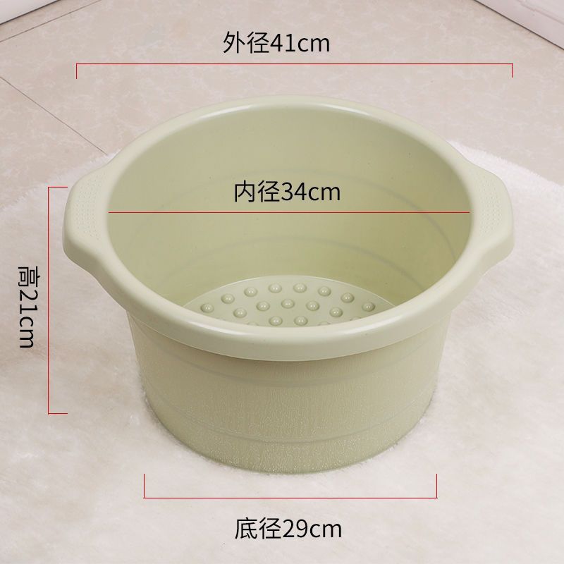斤半牛筋盆加厚大号塑料按摩洗脚盆泡脚足浴盆家用加高足浴桶|undefined