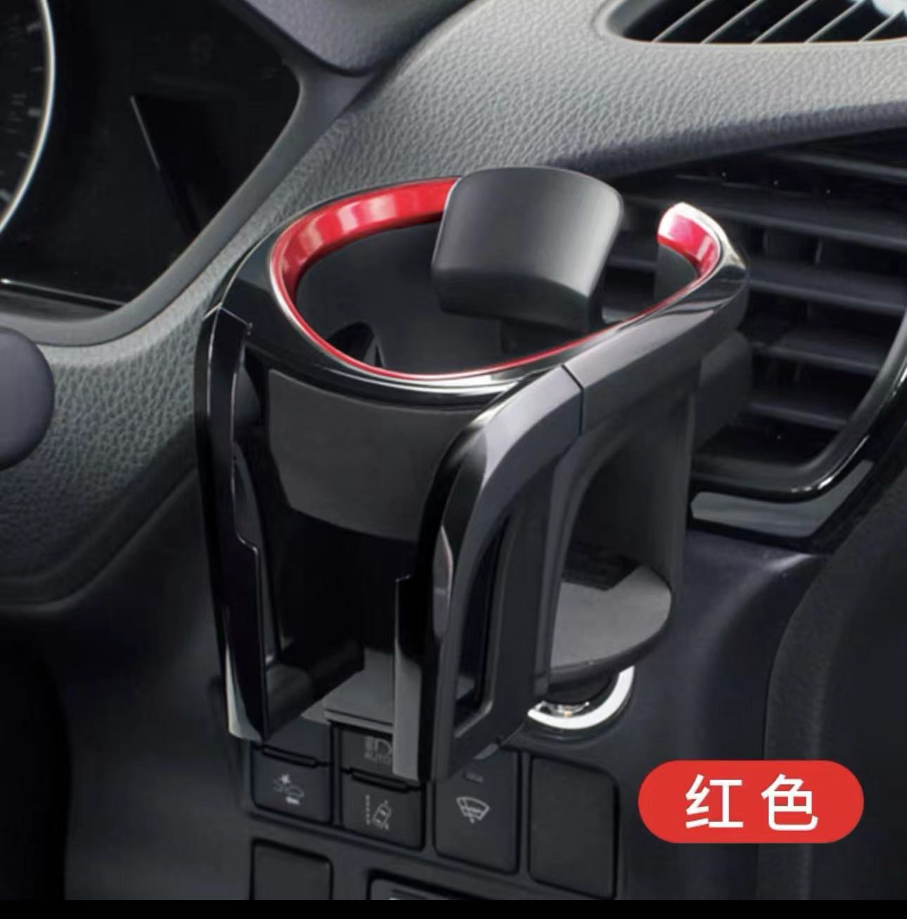 Car-mounted cup holder for air conditioning vent, multifunctional portable fixed bracket for drinks and tea cups, cross-border