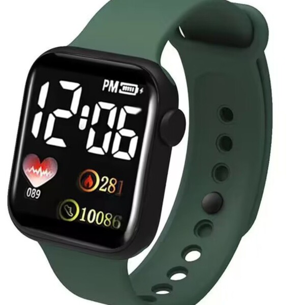 Electronic square waterproof fashionable digital watch for men and…