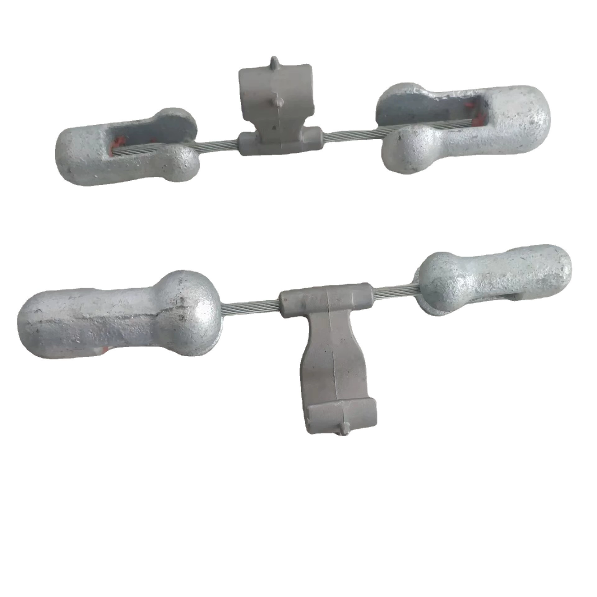 Предварительно скрученные силовые фитинги Henglixing, антивибрационный молоток для оптического кабеля, высоковольтные защитные фитинги, симметрия