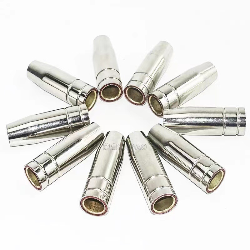 跨境新品MB15AK瓷嘴MIG二保焊枪配件15AK陶瓷保护套14AK陶瓷套