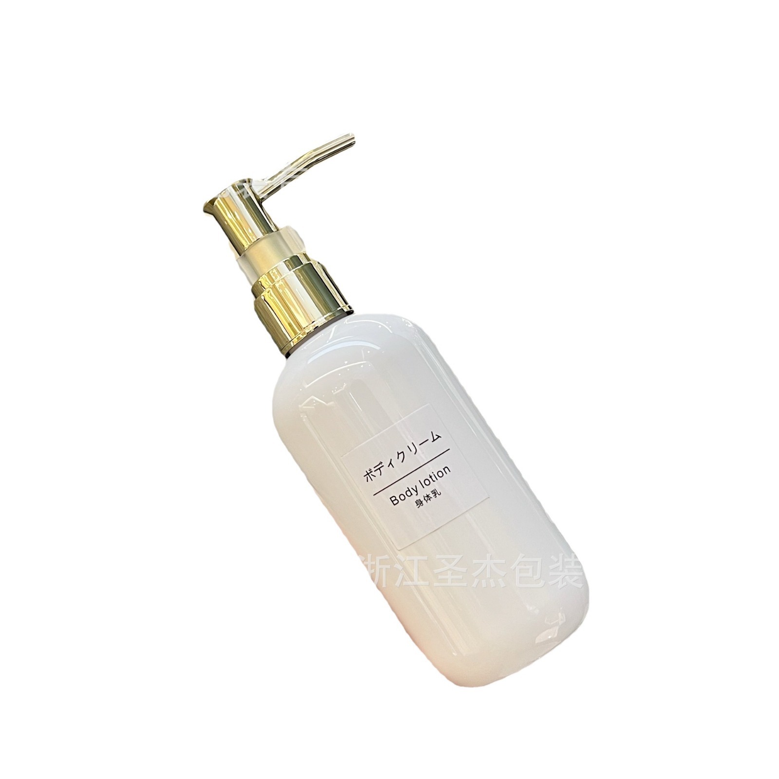 Boston hombro redondo sub-botella de loción de estilo nórdico PET de gran capacidad sellada a prueba de fugas cuerpo de botella engrosada botella de plástico