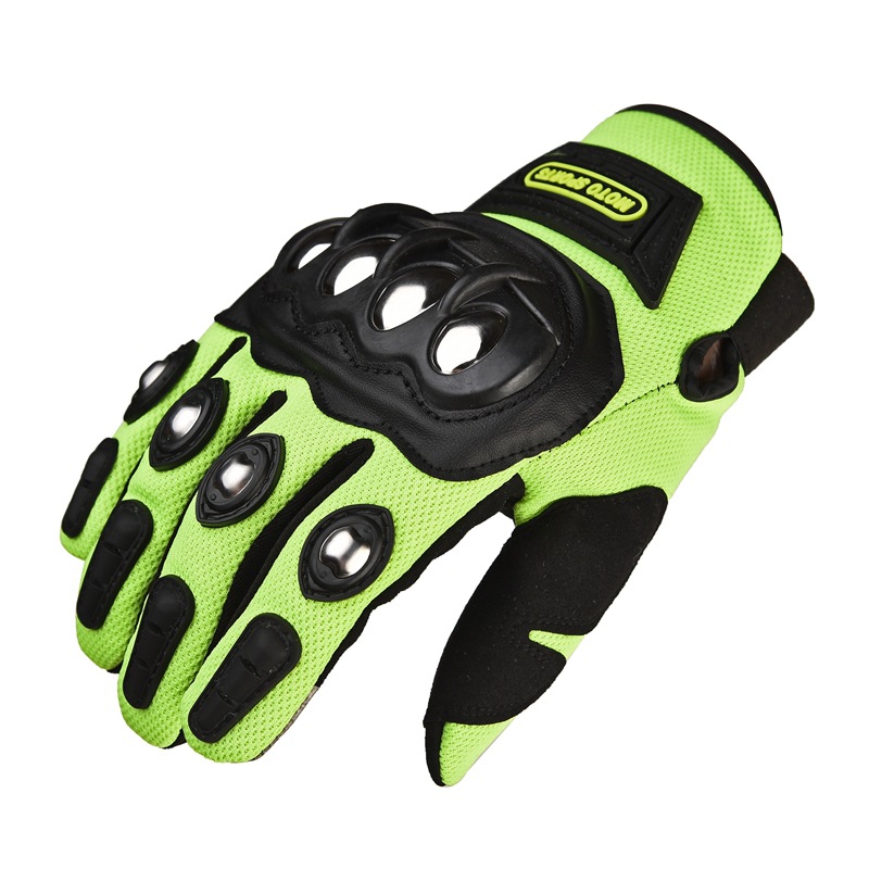 Verano medio dedo guantes de motocicleta montar medio dedo ventilación locomotora de carreras antideslizante anti-caída guantes de locomotora para hombres