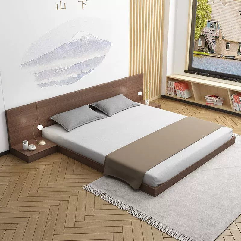 榻榻米简约1.8主卧双人床阁楼1.2出租房板式矮床佛山工厂直销