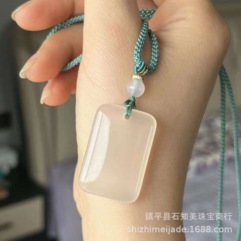 氷玉白玉弥勒仏玉ペンダント男女兼用瑪瑙祥雲ロック貔貅各種ペンダント在庫直販|undefined
