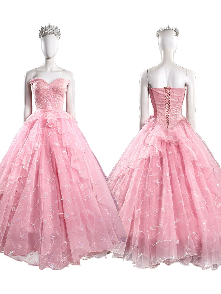 Новая Dimension Magic Плохая ведьма COS COS одежда Кош Glinda Свадебная юбка фильм косплей одежда
