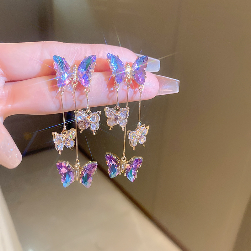 21 # Aguja de plata-azul violeta