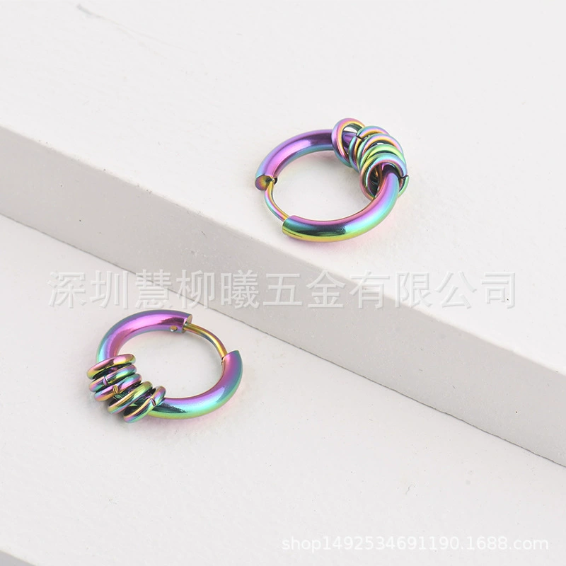 Сережки из нержавеющей стали, японский/корейский стиль, 2,5×8–20 мм, 4 отделки