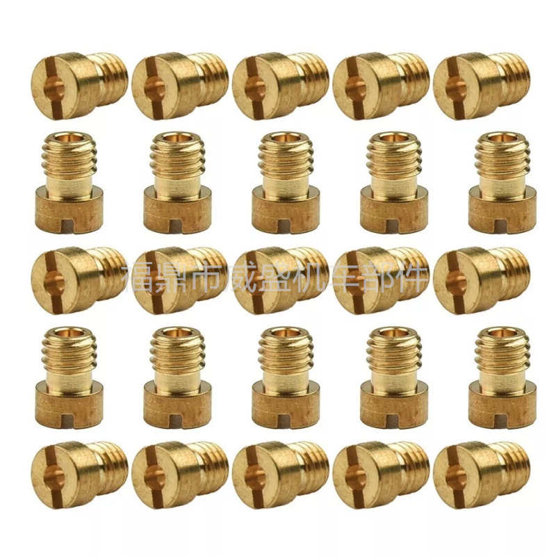 25PCS M5 main injection 55-115 Main Jet main hole for PWK PE Keihin OKO CVK