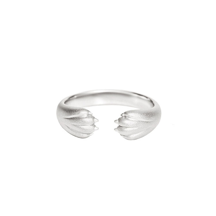 Rising Sun Zodiac Claw Women, Simple And Unique, Cute Tiger Index Finger Ring For Year Of The Tiger, 2022 New Model_voghion.com