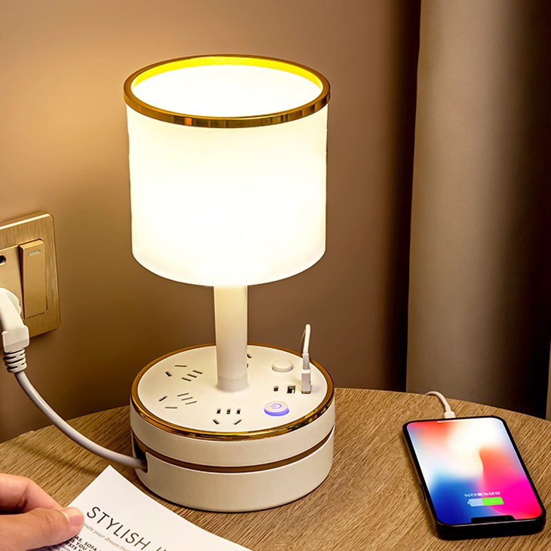 简约台灯轻奢高级感床头灯2024年新款小夜灯卧室睡眠灯