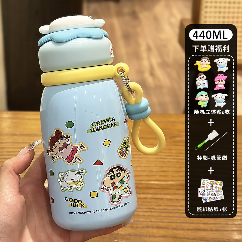 Lápiz pequeño nuevo taza de aislamiento térmico 2025 nuevo tipo de taza de agua escolar para niños y niñas de alto valor con taza de té