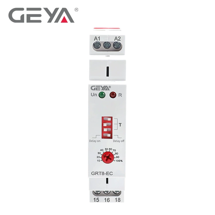 GEYA Однофункциональный таймер-реле GRT8-EC катушка напряжение AC230V задержка включения и выключения