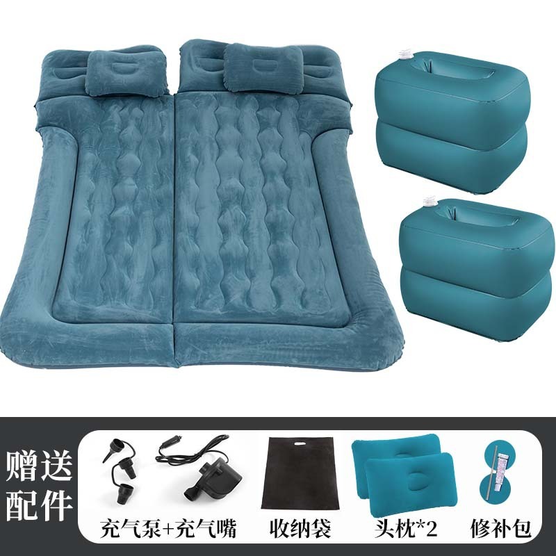 自動車suvインフレータブルベッド車載通用携帯旅行旋盤後排気エアマットベッド屋外キャンプインフレータブルマットレス|undefined
