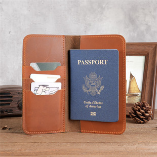 1082 Men's Genuine Leather Crazy Horse Leather Long Wallet Wallet Card Holder Air Ticket Cheque Bag Storage Guangzhou Factory