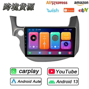 Honda Fit 2008-2013 sol sükan Android böyük ekran Bluetooth naviqasiya GPS Carplay