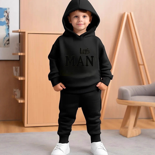 Independent Station Amazon 2025 Cross-Border Bestselling Children's Cartoon 3D Print Hooded Sweatshirt Set Fashion Casual Style